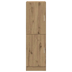 Armadietto Cucina Rovere Artigianale 38x41,5x131,5 cm in Legno