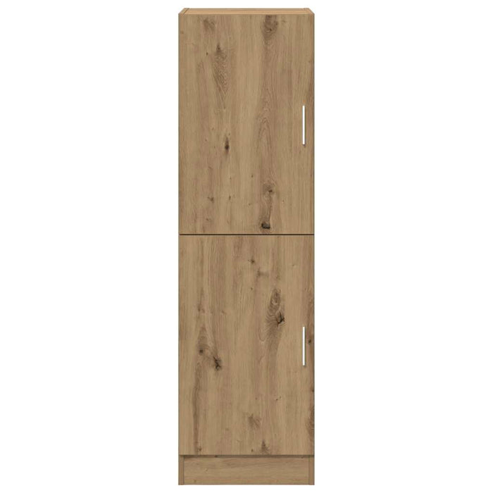 Armadietto Cucina Rovere Artigianale 38x41,5x131,5 cm in Legno