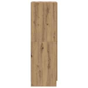 Armadietto Cucina-Mobiletto da Cucina Rovere Artigianale 38x41,5x131,5 cm in Legno