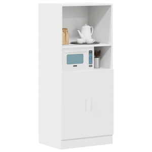 Mobile da cucina-Armadio da cucina Bianco 57x41,5x131,5 cm in Truciolato