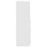 Mobile da cucina-Armadio da cucina Bianco 57x41,5x131,5 cm in Truciolato