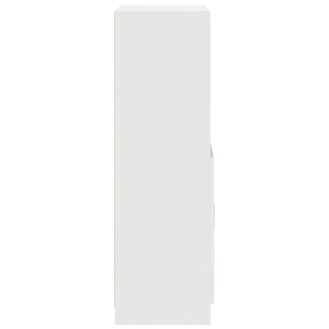 Mobile da Cucina Bianco 57x41,5x131,5 cm in Truciolato