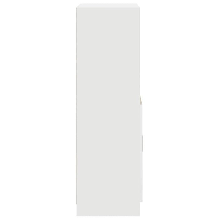 Mobile da Cucina Bianco 57x41,5x131,5 cm in Truciolato