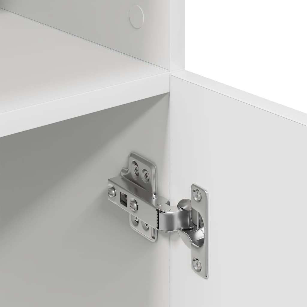 Mobile da Cucina Bianco 57x41,5x131,5 cm in Truciolato