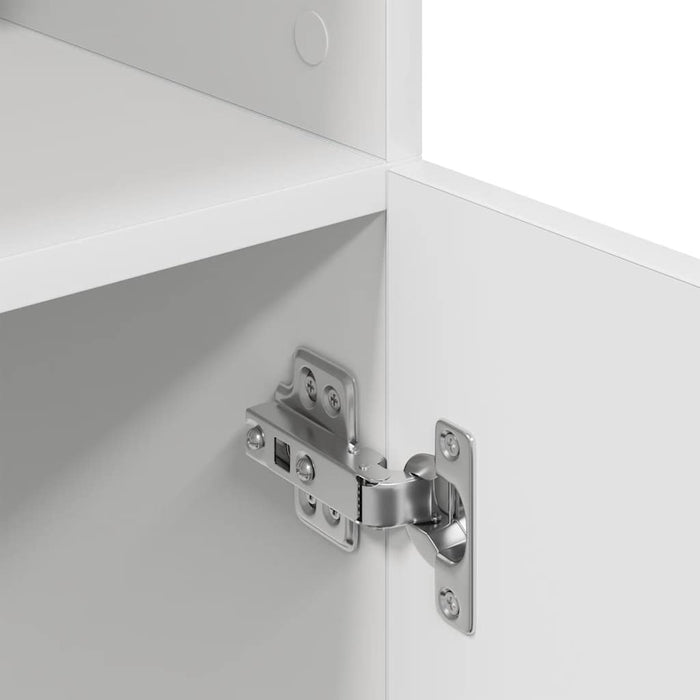 Mobile da Cucina Bianco 57x41,5x131,5 cm in Truciolato