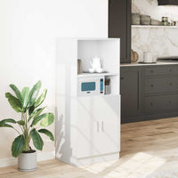 Mobile da Cucina Bianco 57x41,5x131,5 cm in Truciolato 860121