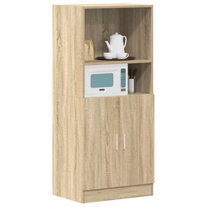 Mobile da cucina-Armadio da cucina Rovere Sonoma 57x41,5x131,5 cm in Truciolato