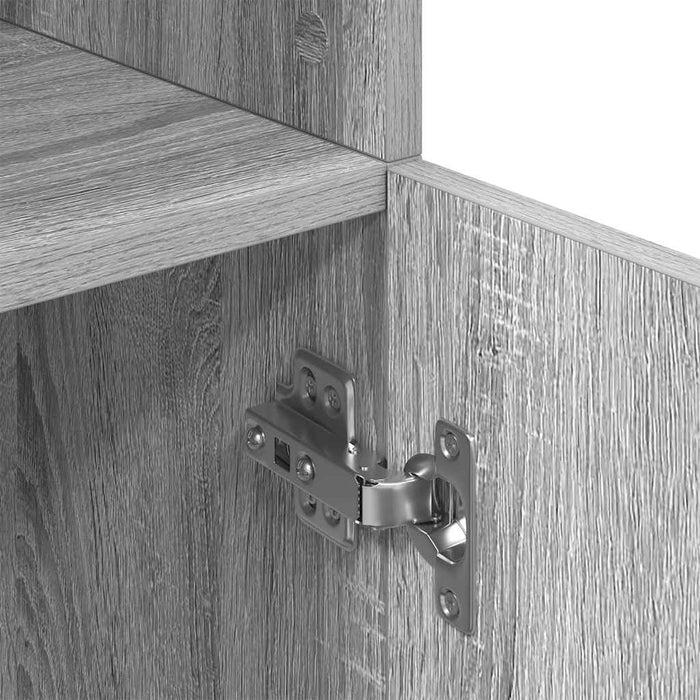 vidaXL Armadietto Cucina Grigio Sonoma 57x41,5x131,5 cm in Truciolato