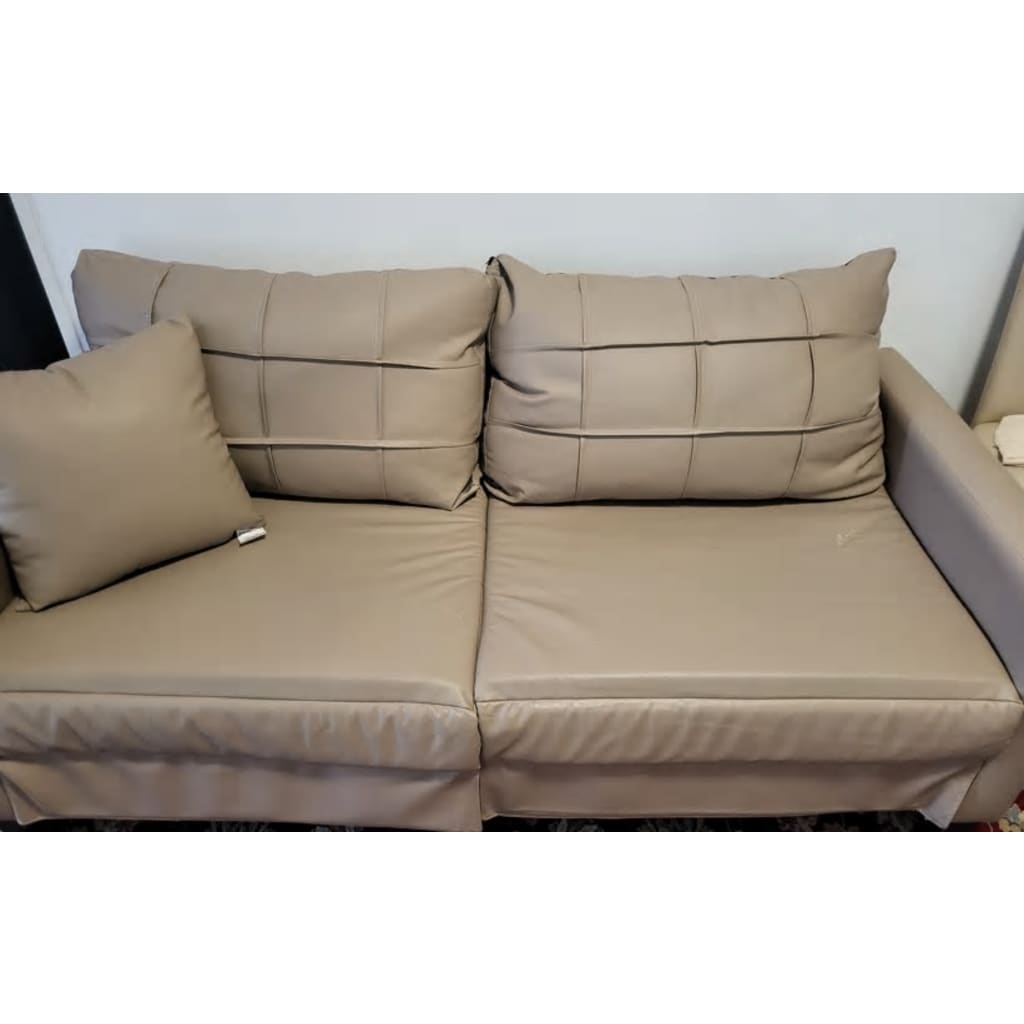 Divano a 2 Posti B-Stock Cappuccino 140 cm in Similpelle 35912199999