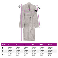 vidaXL Accappatoio KINN xl Cotone