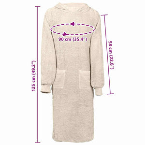 vidaXL Robe KINN Crema xl Cotone