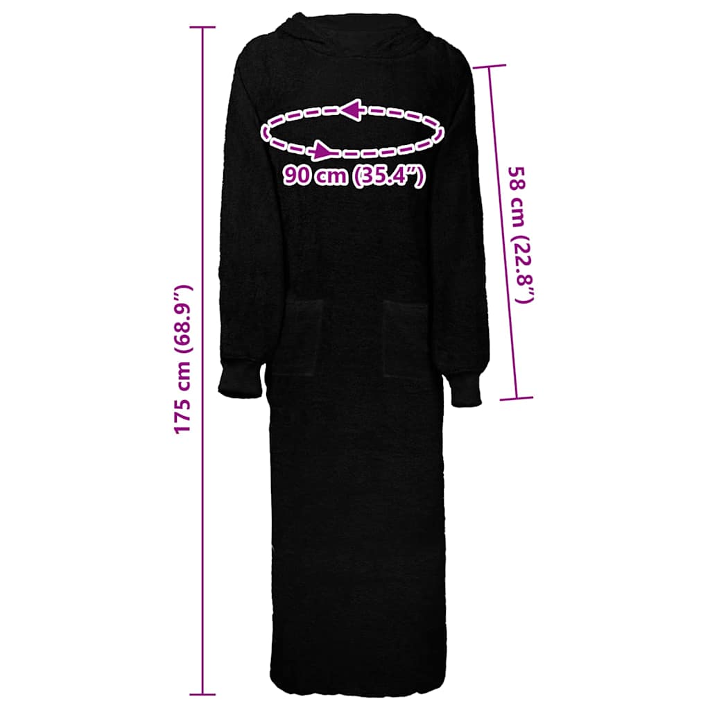 Robe Nero xxl Cotone 4100888