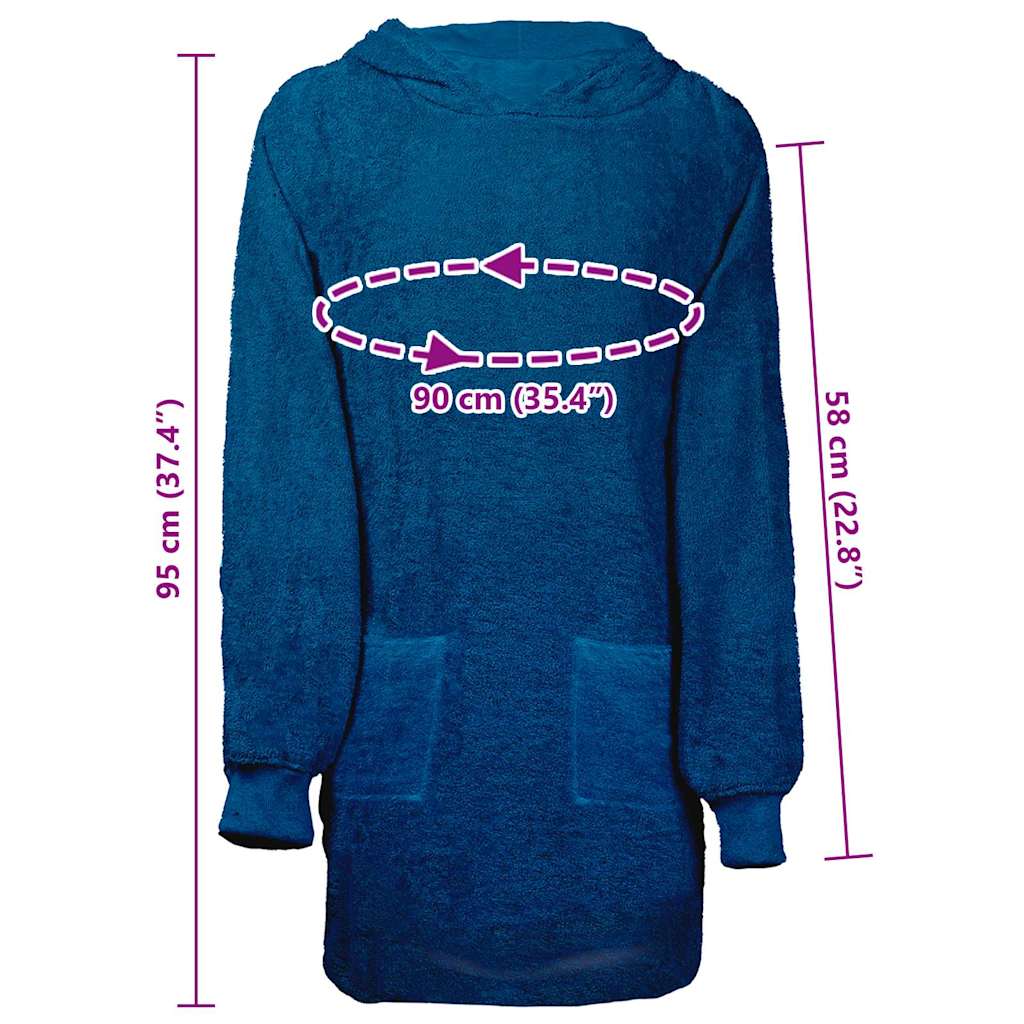 vidaXL Robe Navy l Cotone