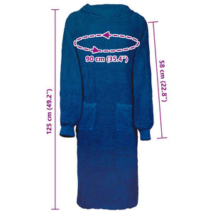 vidaXL Robe KINN Navy xl Cotone