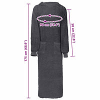 vidaXL Robe KINN Antracite xxl Cotone