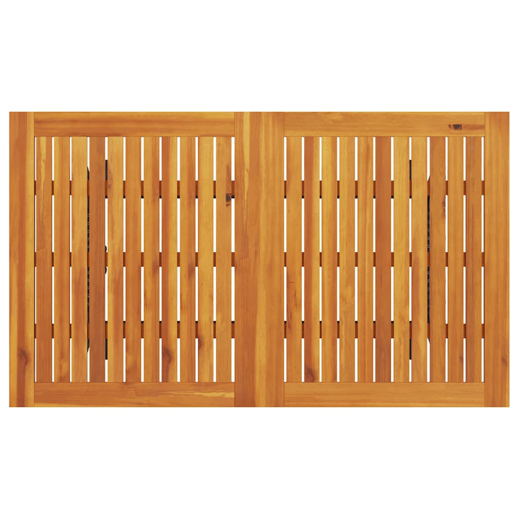 Divano da Giardino a 3 Posti Cuscini&Tavolo Nero in Polyrattan 4103854