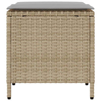 Set Divano da Giardino 4 pz con Cuscini-Sofa da Giardino-Divanetto da esterno Beige in Polyrattan 171609