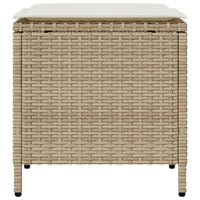 Set Divano da Giardino 4 pz con Cuscini-Sofa da Giardino-Divanetto da esterno Beige in Polyrattan 413109