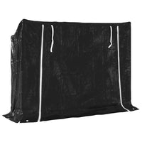 vidaxL Rastrelliera Legna con Copertura Antipioggia Acciaio Zincato