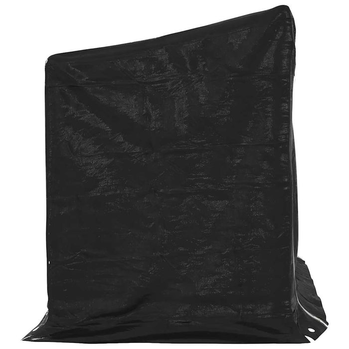 vidaxL Rastrelliera Legna con Copertura Antipioggia Acciaio Zincato