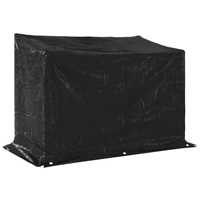 vidaxL Rastrelliera Legna con Copertura Antipioggia Acciaio Zincato