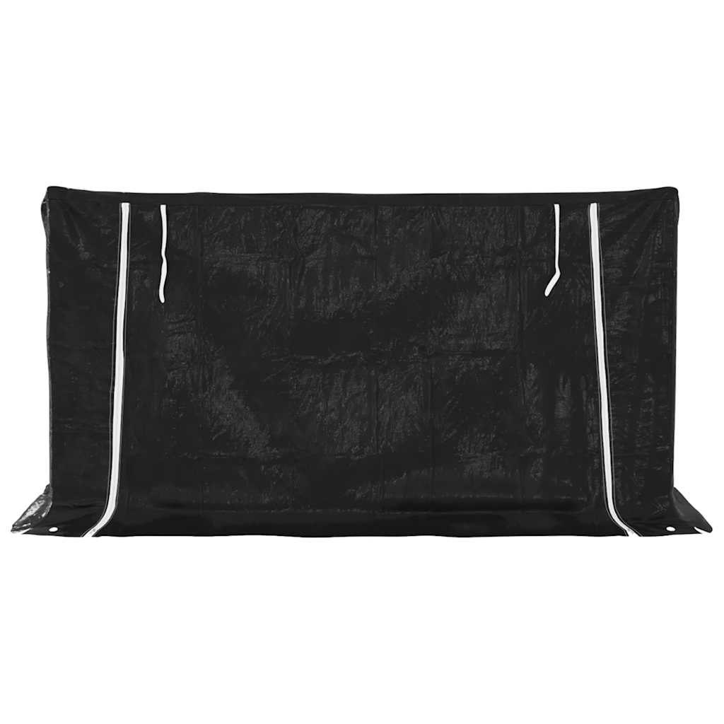 Rastrelliera Legna con Copertura Antipioggia Acciaio Zincato 4104946