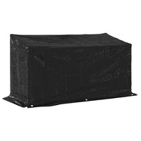 Rastrelliera Legna con Copertura Antipioggia Acciaio Zincato 4104946