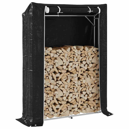 Rastrelliera per Legna con Copertura Antipioggia 150x40x200 cm 4104952