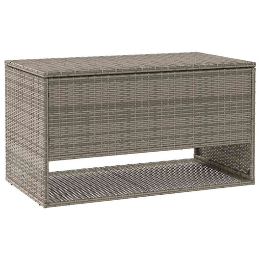 Scatola per Cuscini da Esterno Grigio 100x55x55,5 cm Polyrattan 4104143