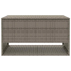 Scatola per Cuscini da Esterno Grigio 100x55x55,5 cm Polyrattan 4104143