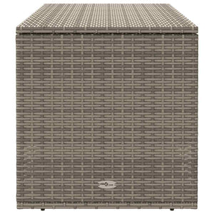 Scatola per Cuscini da Esterno Grigio 100x55x55,5 cm Polyrattan 4104143