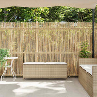 Panca da Giardino con Cuscino Beige 110x30x40,5cm in Polyrattan 4104158