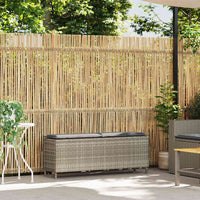 Panca da Giardino con Cuscino 110x30x40,5 cm in Polyrattan 4104159