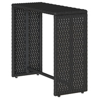 Set Divani da Giardino 5 pz con Cuscini in Polyrattan Nero 4104163