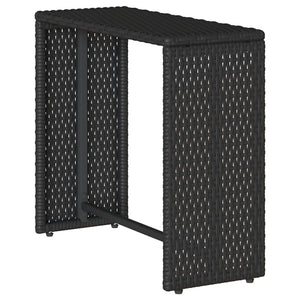 vidaXL Set Divani da Giardino 5 pz con Cuscini in Polyrattan Nero