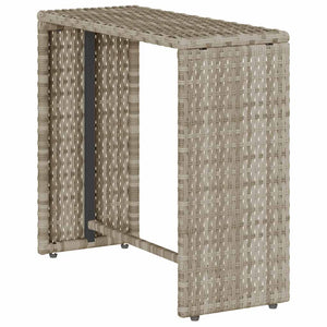 vidaXL Set Divano da Giardino 5pz con Cuscini Grigio Chiaro Polyrattan