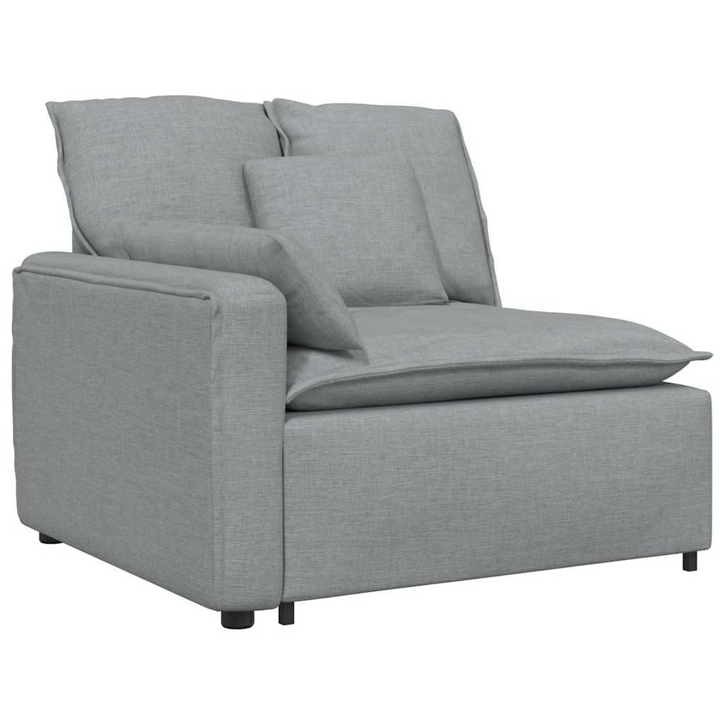 Modulo Terminale Bracciolo Divano Modulare con Cuscini-Sofa Modulare-Divanetto 100 cm 363291