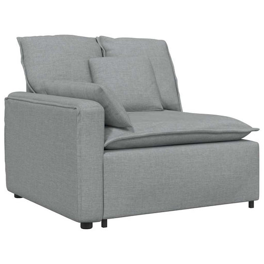 Modulo Terminale Bracciolo Divano Modulare con Cuscini-Sofa Modulare-Divanetto 100 cm 363291
