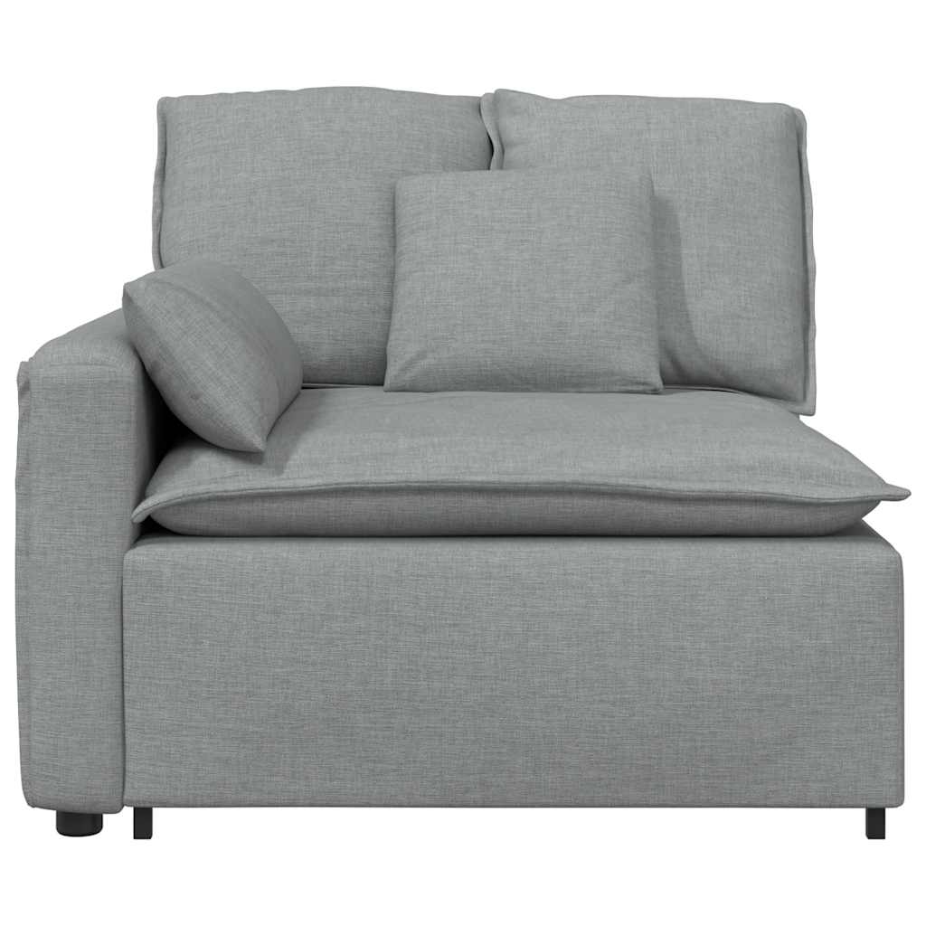 Modulo Terminale Bracciolo Divano Modulare con Cuscini-Sofa Modulare-Divanetto 100 cm 363291