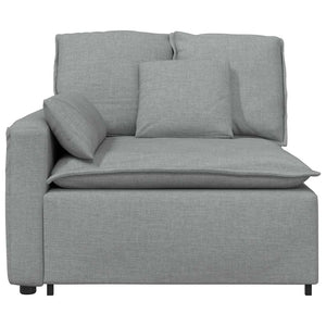 Modulo Terminale Bracciolo Divano Modulare con Cuscini-Sofa Modulare-Divanetto 100 cm 363291