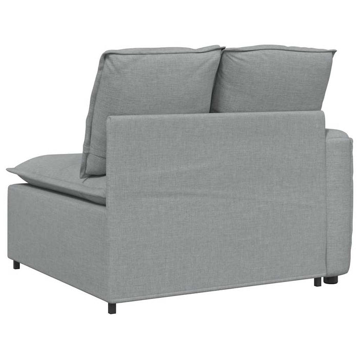 Modulo Terminale Bracciolo Divano Modulare con Cuscini-Sofa Modulare-Divanetto 100 cm 363291
