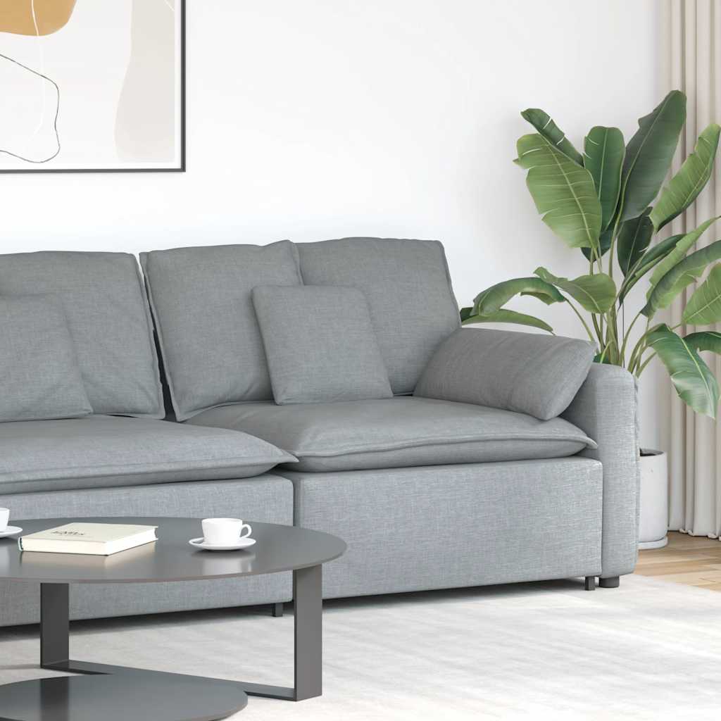 Modulo Terminale Bracciolo Divano Modulare con Cuscini-Sofa Modulare-Divanetto 100 cm 363291