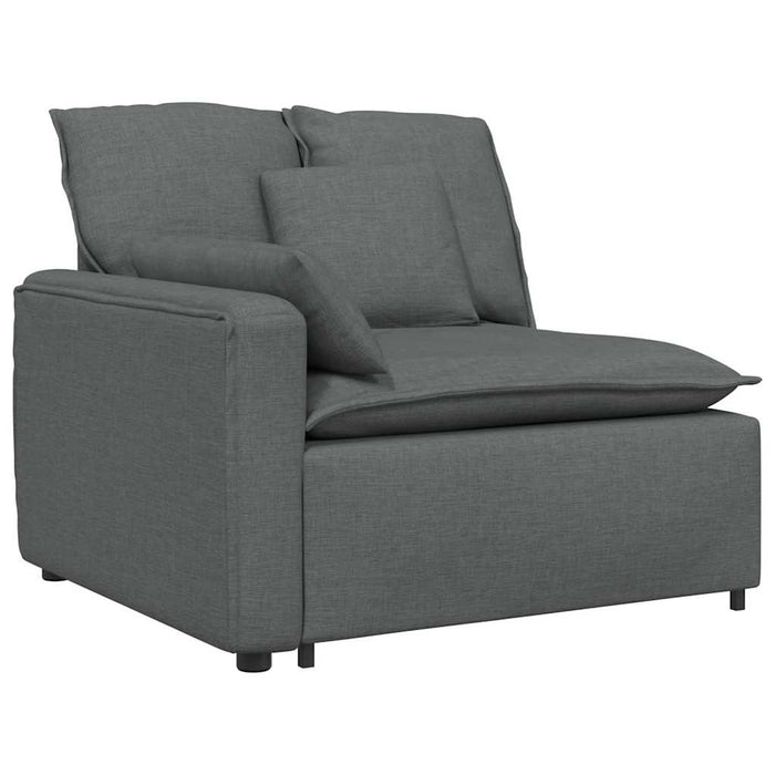 Modulo Terminale Bracciolo Divano Modulare con Cuscini-Sofa Modulare-Divanetto 100 cm 362323