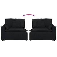 vidaXL Modulo Terminale Bracciolo Divano Modulare con Cuscini 100 cm