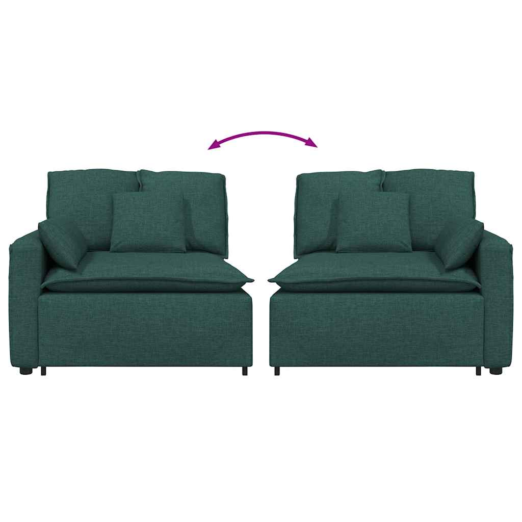 Modulo Terminale Bracciolo Divano Modulare con Cuscini-Sofa Modulare-Divanetto 100 cm 892097