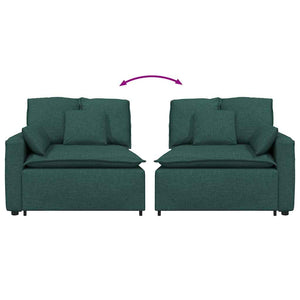 Modulo Terminale Bracciolo Divano Modulare con Cuscini-Sofa Modulare-Divanetto 100 cm 892097