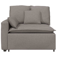 Modulo Terminale Bracciolo Divano Modulare con Cuscini-Sofa Modulare-Divanetto 100 cm 886951
