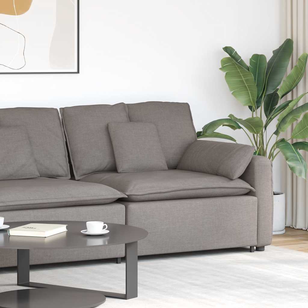 Modulo Terminale Bracciolo Divano Modulare con Cuscini-Sofa Modulare-Divanetto 100 cm 886951