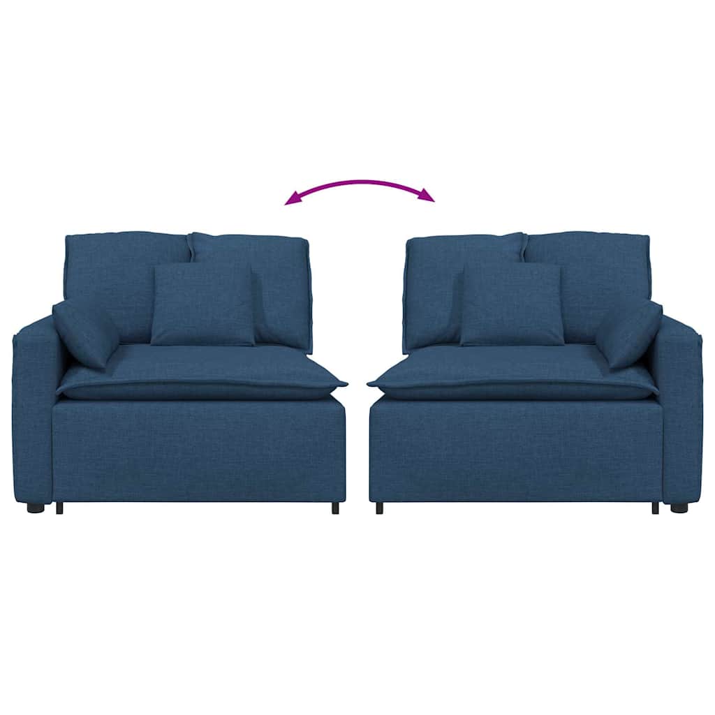 Modulo Terminale Bracciolo Divano Modulare con Cuscini-Sofa Modulare-Divanetto 100 cm 175123