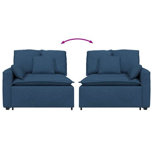 Modulo Terminale Bracciolo Divano Modulare con Cuscini-Sofa Modulare-Divanetto 100 cm 175123